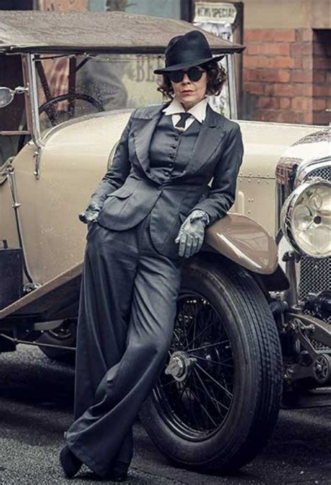 Polly Gray Peaky Blinders Costume Woman In Suit Hollywood Costume