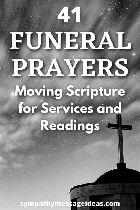 41 Funeral Prayers Moving Scripture For Services And Readings
