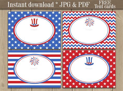 Free Printable 4th Of July Labels Free Printable Templates
