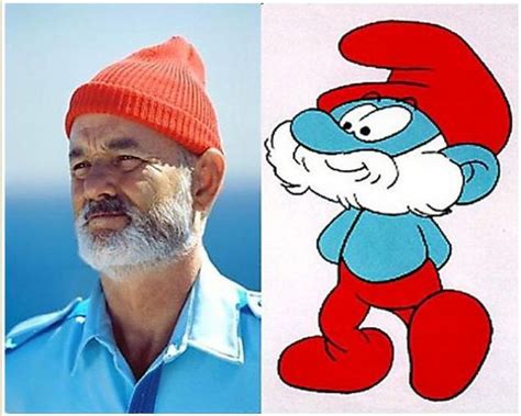 25 People That Look Like Cartoon Characters In Real Life Papa Smurf