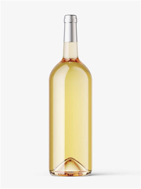 Download White wine bottle mockup - Smarty Mockups