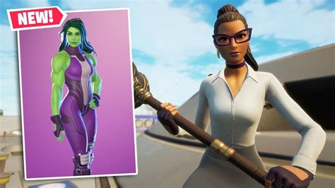 You want the jennifer walters skin? NEW SHE-HULK Skin Gameplay in Fortnite! (Jennifer Walters ...