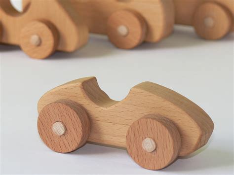 Push Racing Car Wooden Toy Eco Friendly Handmade Wooden Toys By