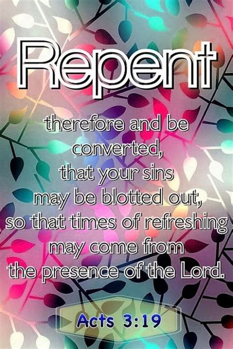 Acts 319 Nkjv Repent Therefore And Be Converted That Your Sins