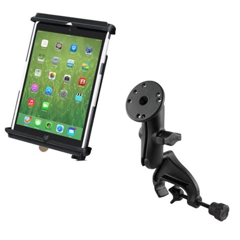 Yoke Clamp Airplane Aircraft Mount Holder W Locking Cradle For Apple