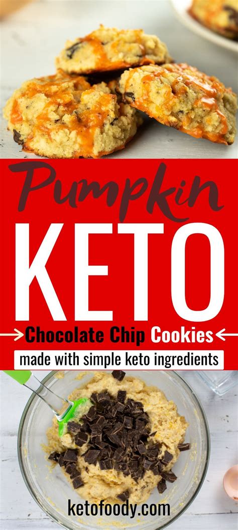 Grease 7 molds in a donut pan. Pumpkin Keto Chocolate Chip Cookies made with Simple Keto ...