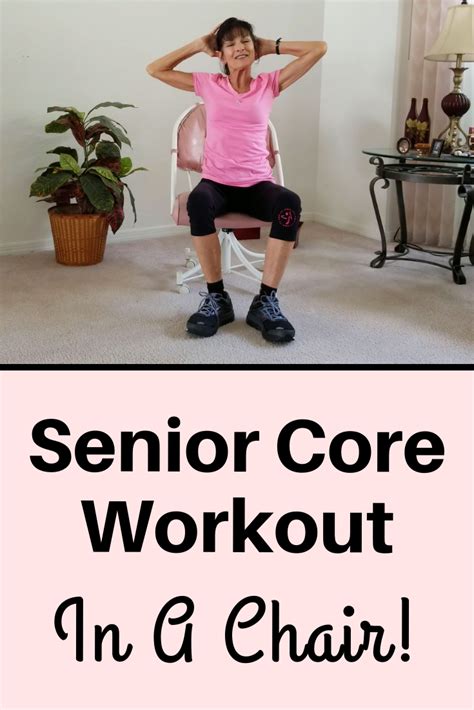 Seated Core Exercises For Seniors Fitness With Cindy Senior Fitness