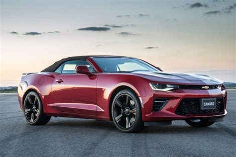 Chevrolet Camaro Ss Convertible Cars Red 2016 Wallpapers Hd