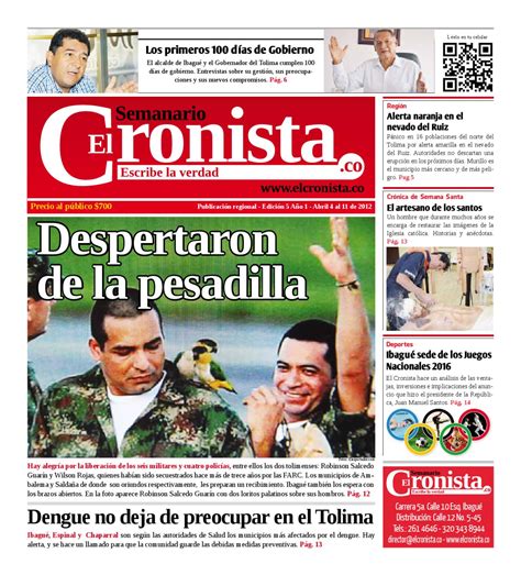 El cronista redactó una crónica relatando lo ocurrido en el atentado. el cronista by el cronista semanario - Issuu