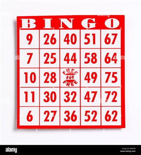 Tarjetas De Bingo Fotografías E Imágenes De Alta Resolución Alamy