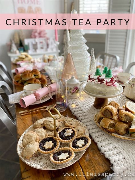 Only Food Ideas Christmas Tea Party
