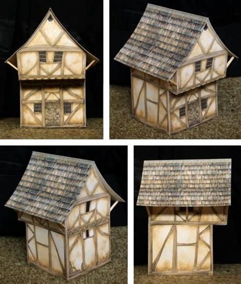 Papermau Seedy Town House Paper Model By Peter Fitspatrick Via