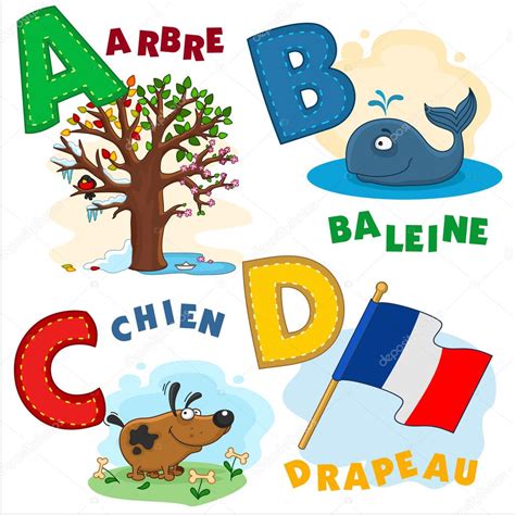 French Alphabet Part 1 Stock Vector Image By ©huhabra 92447286