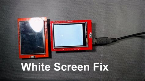 How To Fix White Screen Of Tft Touch Screen With Arduino TFT Unknown Driver Fix YouTube