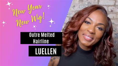 NEW YEAR NEW WIG Outré Melted Hairline Synthetic HD Lace Front Wig LUELLEN EBONYLINE COM