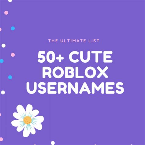 50 Cute Roblox Usernames And Ideas The Ultimate List Turbofuture