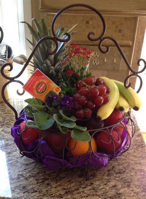 Select from premium fruit basket gift of the highest quality. DELUXE FRUIT BASKET IRON SCROLL Fruits and Plants Med ...