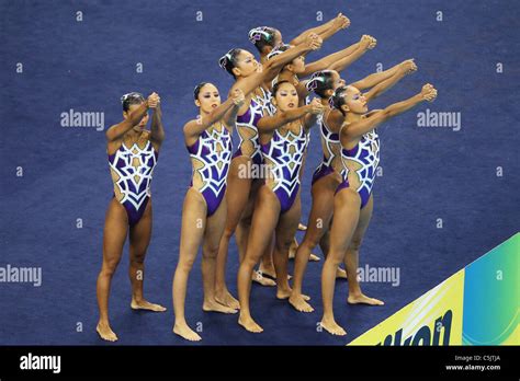 Japan Synchronized Swimming National Team Group For 14th Fina World