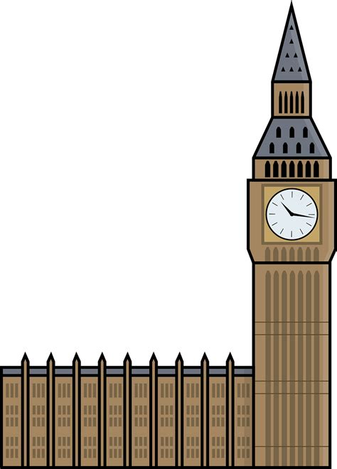 Big Ben Cartoon London Free Vector Graphic On Pixabay