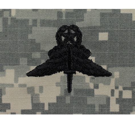 Military Free Fall Jumpmaster Parachute Embroidered Acu Badge Usamm