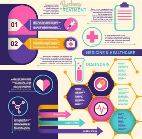 Medical Infographic Vectors Graphic Art Designs In Editable Ai Eps