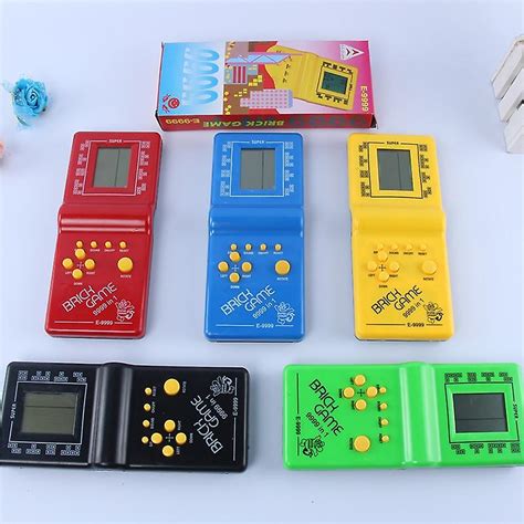 Classic Handheld Game Machine Tetris Game Kids Game Console Toy With