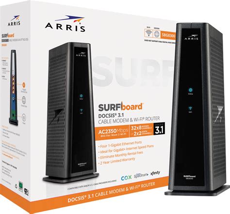 Arris Surfboard Docsis 31 Cable Modem And Dual Band Wi Fi Router For