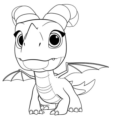 Summer From Dragons Rescue Riders Coloring Page Free Printable