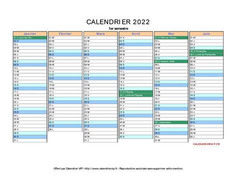 Calendrier 2022 à Imprimer Gratuit En Pdf Et Excel