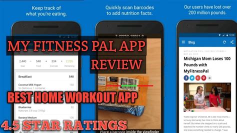 Here are the best free workout apps: MY FITNESS PAL BY UNDER ARMOUR APP REVIEW// BEST APP FOR ...