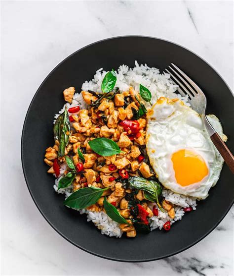 Plus basil is super healthy. Thai Basil Chicken (Pad Krapow Gai) | Posh Journal | Thai ...