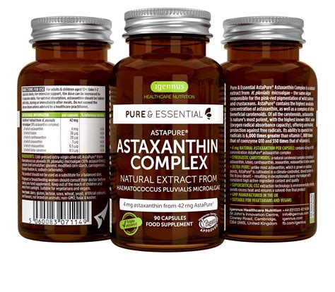 Pure And Essential Natural Astaxanthin Complex 42 Mg Astapure Delivering