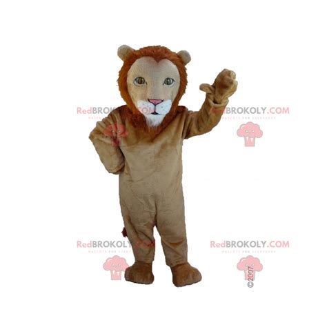 Beige Tiger Lion Mascot Jungle Animals Sizes L 175 180cm