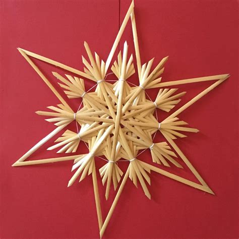 Handmade German Straw Star Ornament Christmas Tree Decoration – Aussie