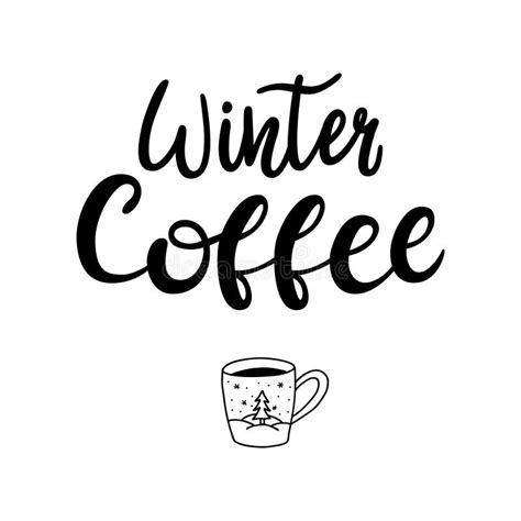 Winter Coffee Stock Vector Illustration Of Winter Cold 22177054