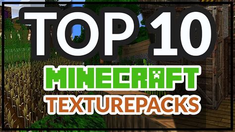 Top 10 Best Minecraft Texture Packs Best Resource Packs Youtube