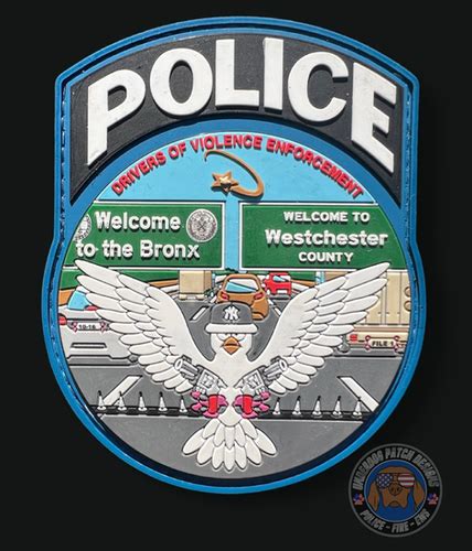 Nypdwestchester County Pd Joint Dove Detail Pvc Velcro Patch