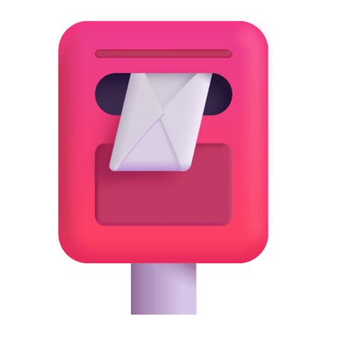 Postbox 3d Icon Fluentui Emoji 3d Iconpack Microsoft