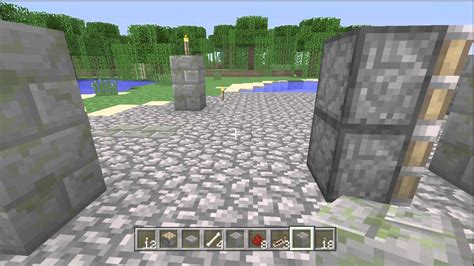 This guide was created for lovers of mechanisms. How to build a hidden door w/o sticky pistons - YouTube