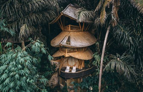 A Playful Bamboo Treehouse Is For Rent In Indonesia The Spaces
