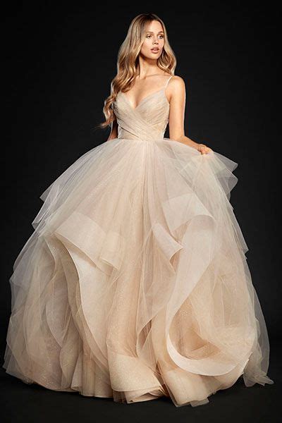 14 Best Gold Wedding Dresses 2020 Sparkly Champagne