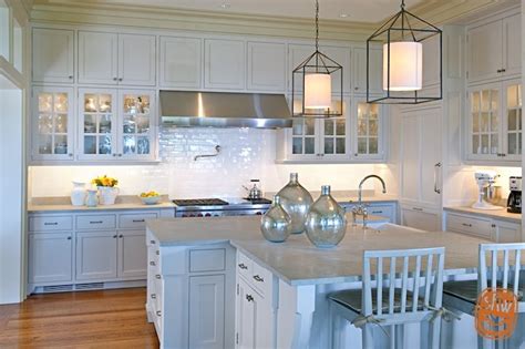 I attached them to the underside lip of the counter using clear silicone. Concrete Countertops - Transitional - kitchen - Shope Reno ...