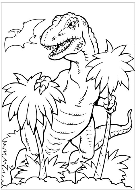 Coloriage Dinosaure Jurassic World