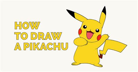 How To Draw A Pikachu Easy Drawing Guides