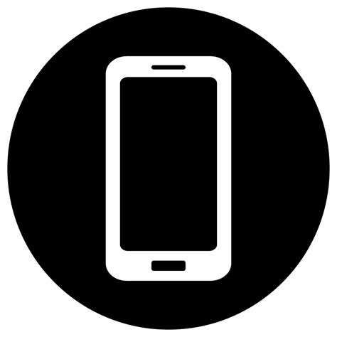 Phone Icon Png Mobile Phone Icon Circle Png Clip Art Library