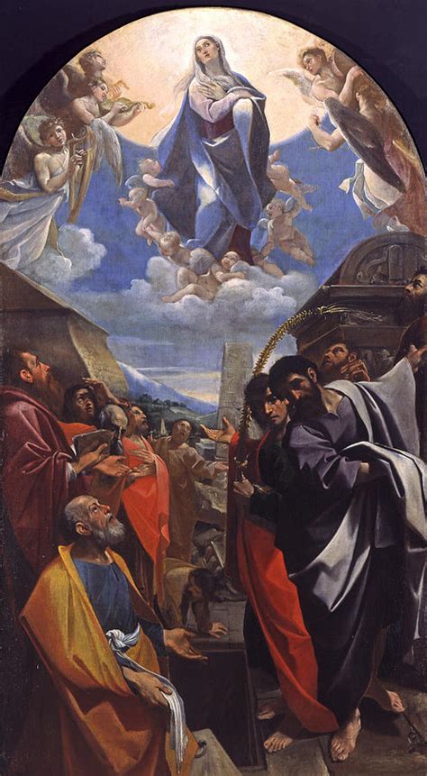 The Assumption Of The Virgin Painting By Ludovico Carracci Fine Art