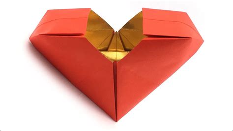 Heart Origami Box Tutorial Hyo Ahn Youtube