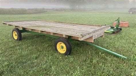 This Item Selling Absolute ~~~ 8x16 Hay Wagon Albrecht Auction Service