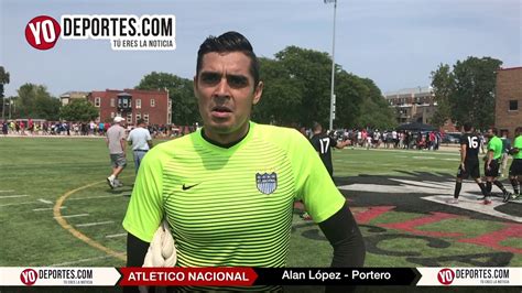 Alan Lopez Portero Del Atlético Nacional En La Liga Clasa De Chicago