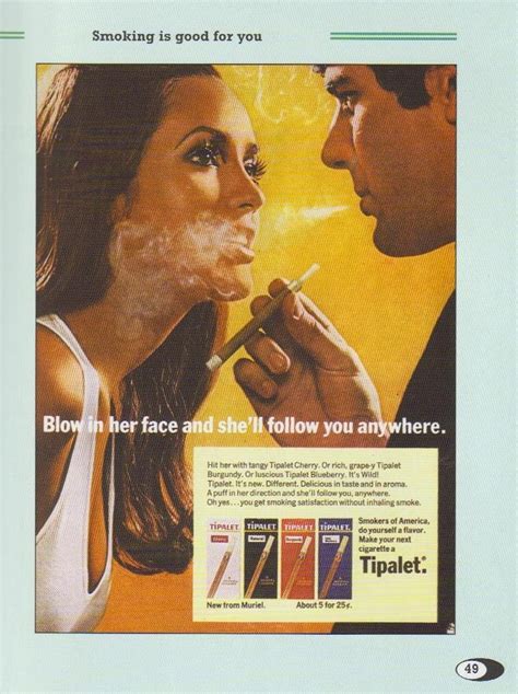 blow in her face and she ll follow you anywhere vintage ads blow face